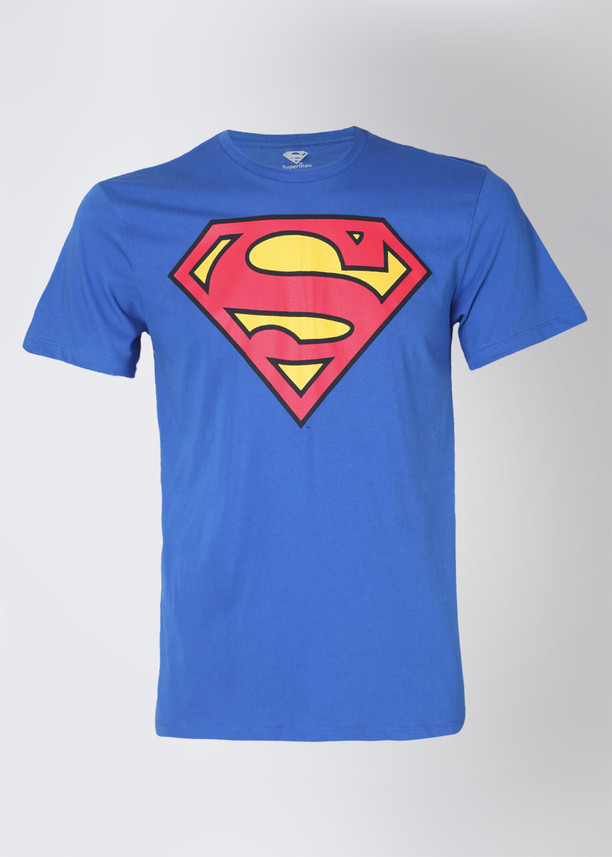 blue superman shirt