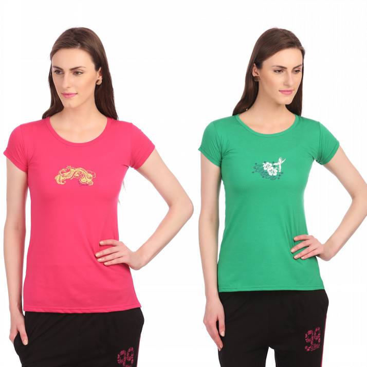 hot pink t shirt women's
