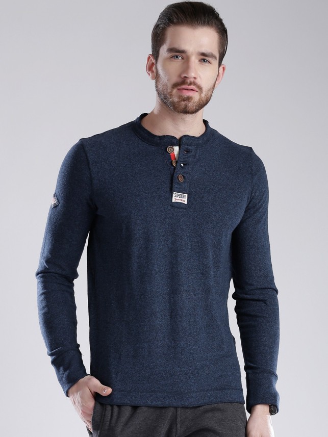 superdry henley shirt