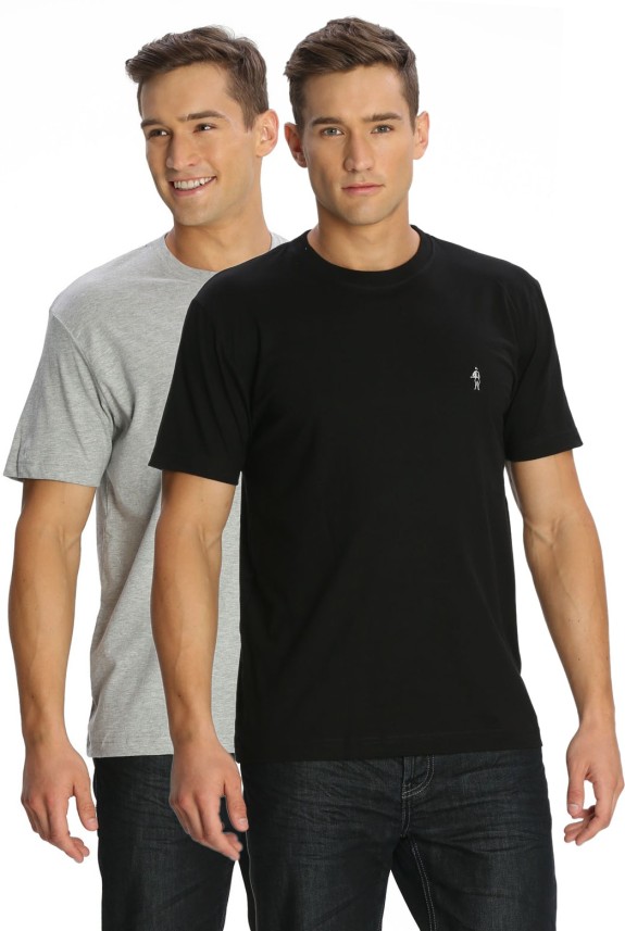 jockey black round neck t shirt