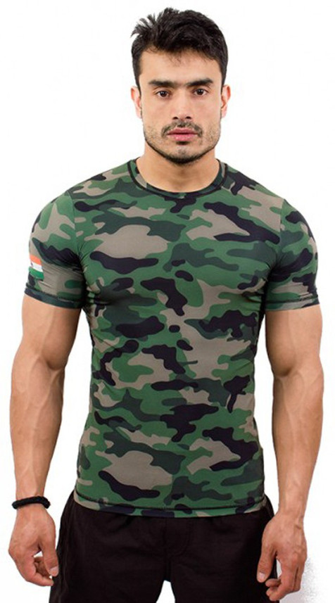 army t shirt flipkart