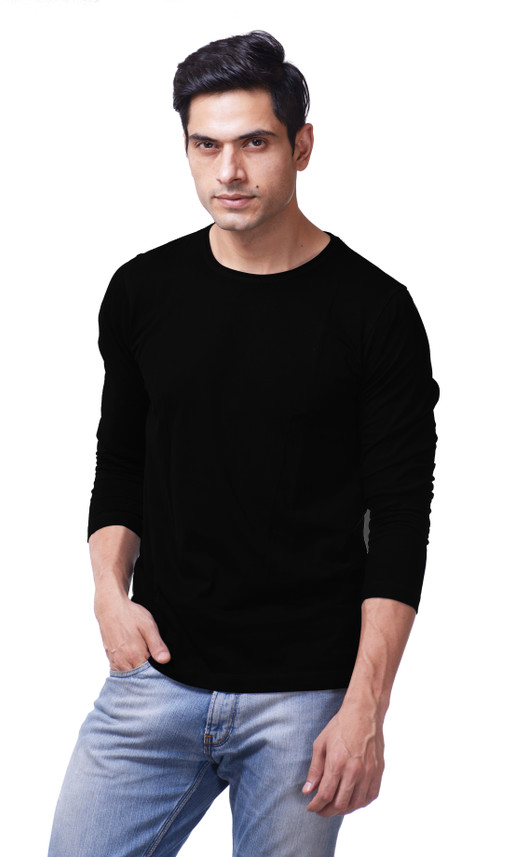 black t shirt full sleeve