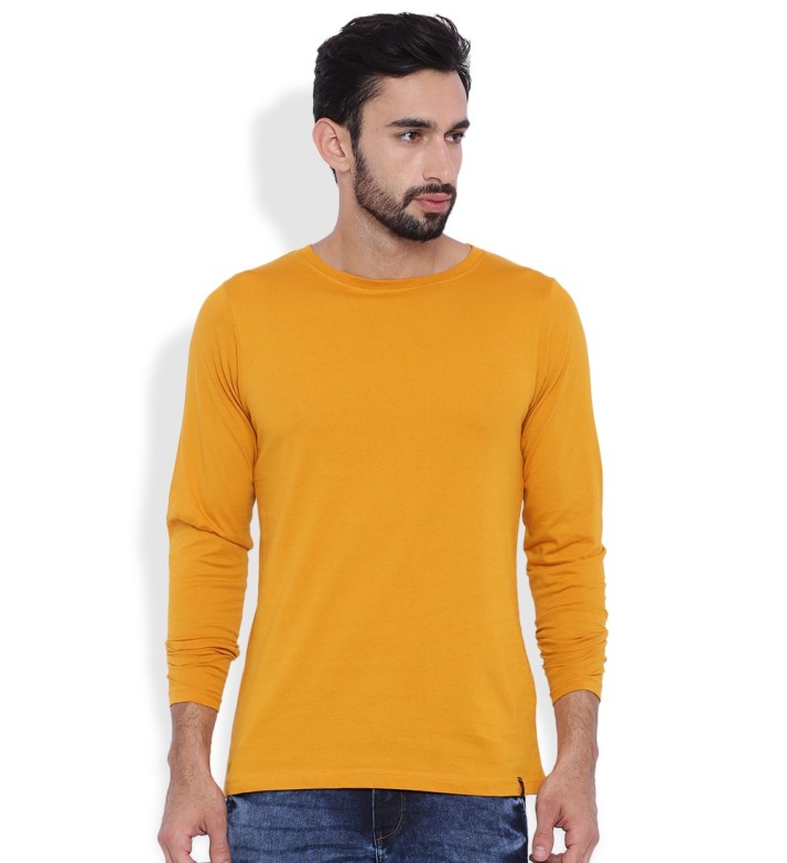 t shirt mustard yellow