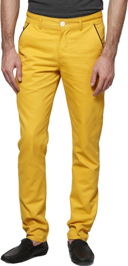 yellow chinos mens