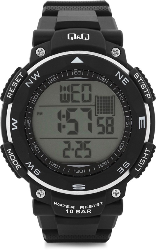 q&q digital watch 10 bar