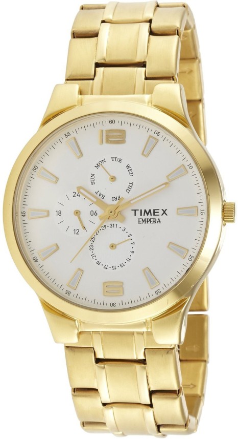 timex watch gold