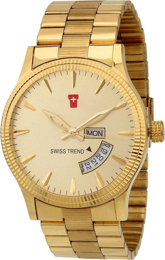 Swiss Trend Golden Classy Robust Analog 