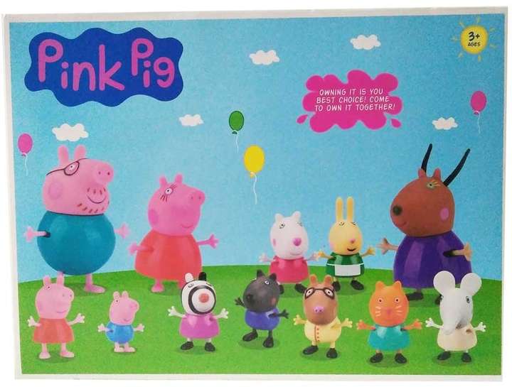 Kiditos Peppa Pig Friends and Family Figure Play set Toy 12 pcs Peppa Pig Friends and Family Figure Play set Toy 12 pcs Buy Peppa Pig toys in India. shop for Kiditos
