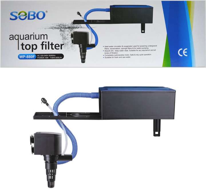 SOBO Aquarium Top Filter WP 880F Power 15W F.Max 650L Hr Power Aquarium Filter Price in India Buy SOBO Aquarium Top Filter WP 880F Power 15W F.Max 650L Hr Power Aquarium Filter online at Flipkart ...