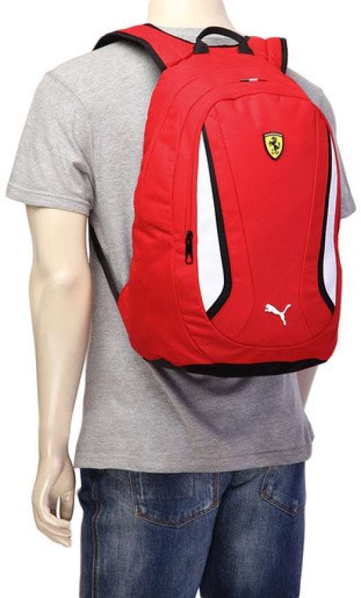 Puma ferrari backpack myntra online