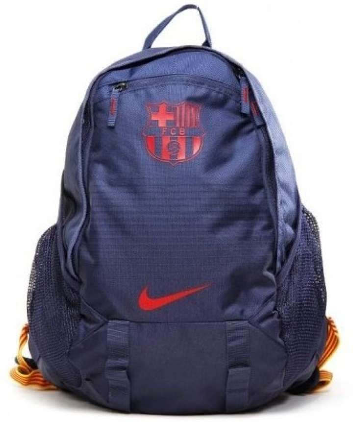 NIKE FC Barcelona Large Laptop Backpack Blue Price in India Flipkart