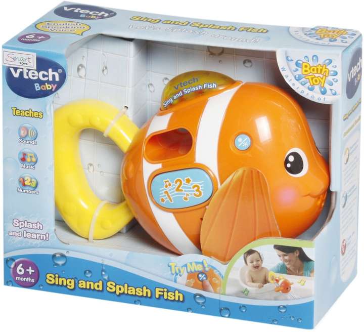 VTECH Sing and Splash Fish Bath Toy Sing and Splash Fish Buy Fish toys in India. shop for VTECH products in India. Toys for 6 36 Months Kids. Flipkart