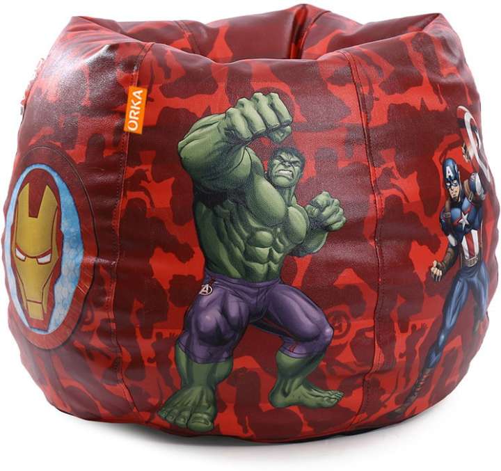 ORKA XXL Marvel Avengers Digital Printed Bean Bag With Bean Filling Price in India Buy ORKA XXL Marvel Avengers Digital Printed Bean Bag With Bean Filling online at Flipkart