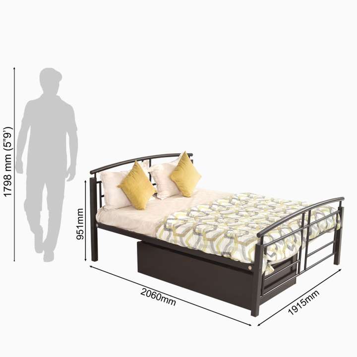 Godrej interio metal bed discount