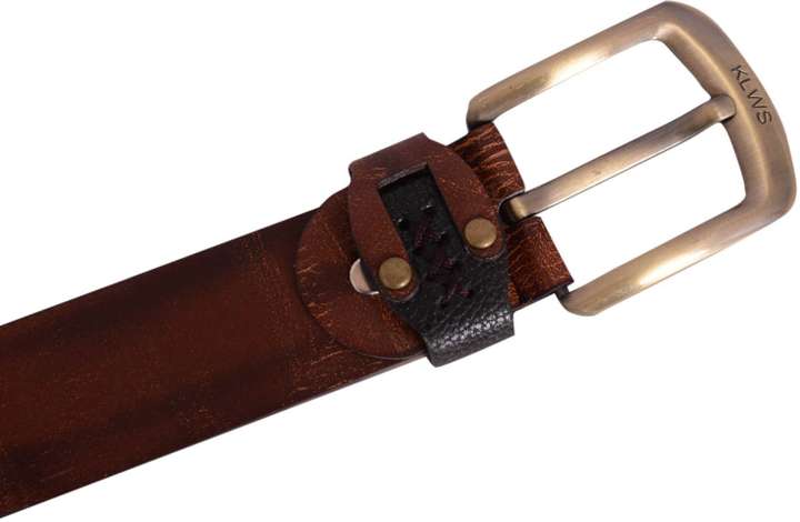 Kalewensen Men Brown Genuine Leather Belt Brown Price in India Flipkart