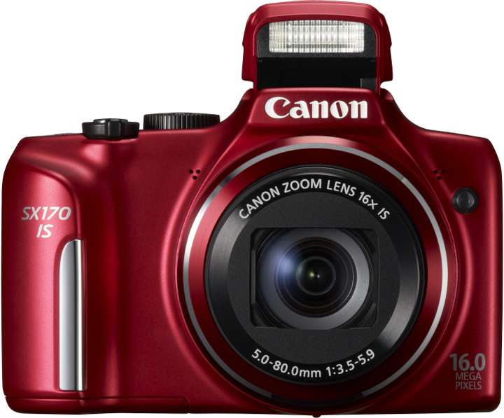 Buy Canon Powershot SX170 16MP Point and Shoot Camera (Black) with 