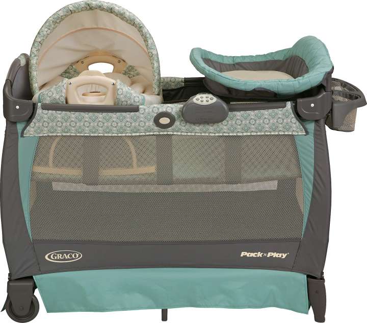 GRACO Pack n Play Playard with Cuddle Cove Rocking Seat Winslet Cot Buy baby Cot Buy Babycare products in India. Flipkart