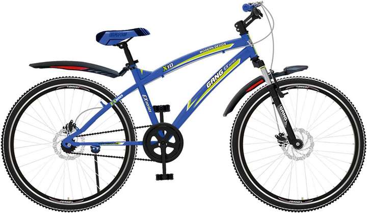 GANG X10 Front Suspension Dual Disc Brake 26 T Mountain Hardtail Cycle Price in India Buy GANG X10 Front Suspension Dual Disc Brake 26 T Mountain Hardtail Cycle online at Flipkart
