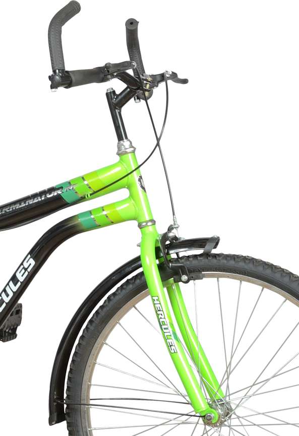 HERCULES Terminator V2 26 Inches Black Green 26 T Mountain Hardtail Cycle Price in India Buy HERCULES Terminator V2 26 Inches Black Green 26 T Mountain Hardtail Cycle online at Flipkart