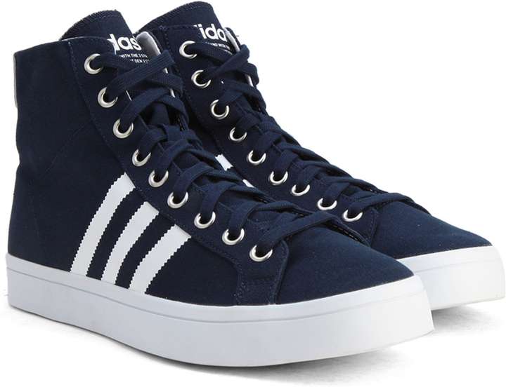 ADIDAS ORIGINALS COURTVANTAGE MID Men Sneakers For Men Buy CONAVY FTWWHT METSIL Color ADIDAS ORIGINALS COURTVANTAGE MID Men Sneakers For Men Online at Best Price Shop Online for Footwears in India
