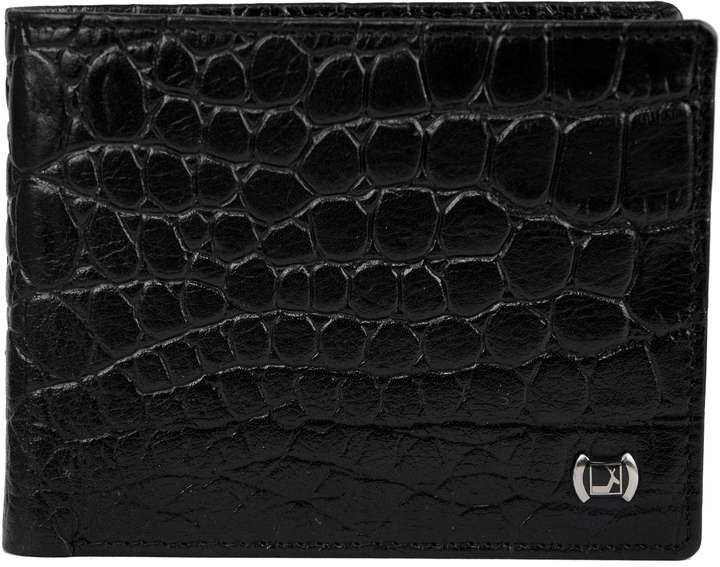 Da Milano Men Black Genuine Leather Wallet Black Price in India Flipkart