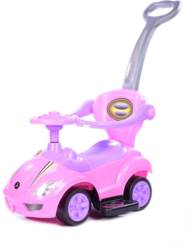 Toddler car with parental control outlet