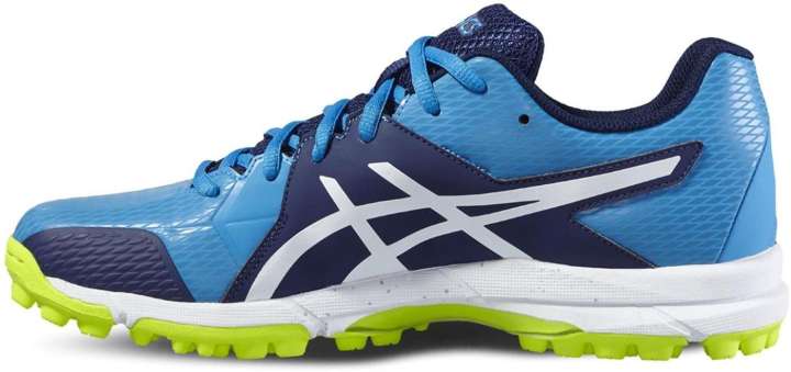 Asics Gel Hockey Neo 4 Hockey Shoes For Men Buy White Blue Jewel Safety Yellow Color Asics Gel Hockey Neo 4 Hockey Shoes For Men Online at Best Price Shop