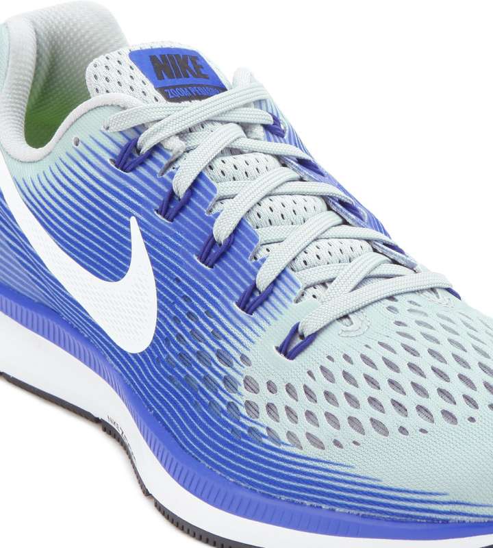 Buy WOLF GREY WHITE RACER BLUE GRIS LOUP BLEU COUREUR BLANC Color NIKE AIR ZOOM PEGASUS 34 Running Shoes For Men Online at Best Price Shop Online for Footwears in India Flipkart