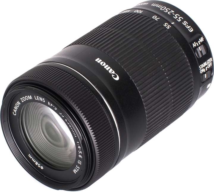 Canon EF-S 55-250mm f/4-5.6 IS STM Telephoto Zoom Lens - Canon 