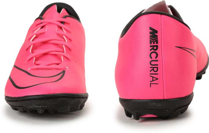 NIKE MERCURIAL VICTORY V TF Football Shoes For Men Buy Pink Pink Black Color NIKE MERCURIAL VICTORY V TF Football Shoes For Men Online at Best Price Shop Online for Footwears in