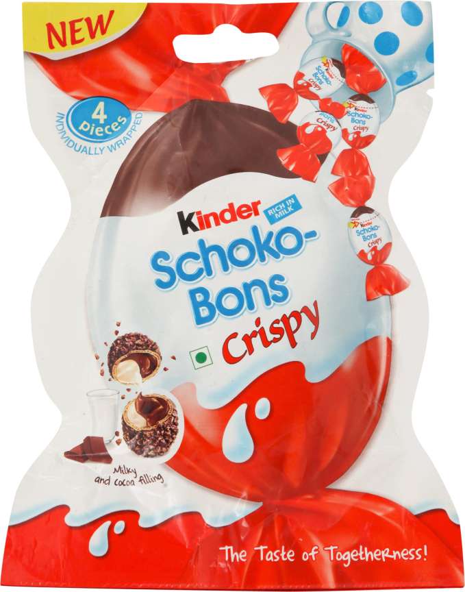 Kinder Joy Schoko Bons Crispy Wafers Price in India Buy Kinder Joy Schoko Bons Crispy Wafers online at Flipkart