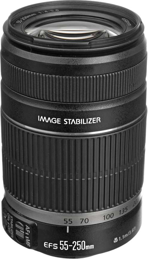 Canon EF-S55-250MM f/4-5.6 IS II Telephoto Zoom Lens - Canon 