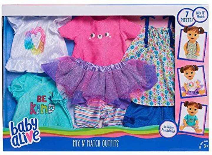 Baby alive outfit set on sale