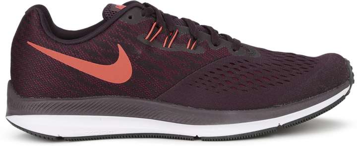 NIKE ZOOM WINFLO 4 Running Shoes For Men Buy PORT WINE TOTAL CRIMSON TEAM RED BLACK Color NIKE ZOOM WINFLO 4 Running Shoes For Men Online at Best Price Shop Online for Footwears