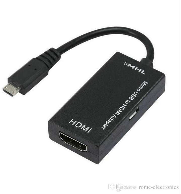 microware HDMI Cable 0.3 m Micro USB to HDMI MHL Cable adapter microware Flipkart