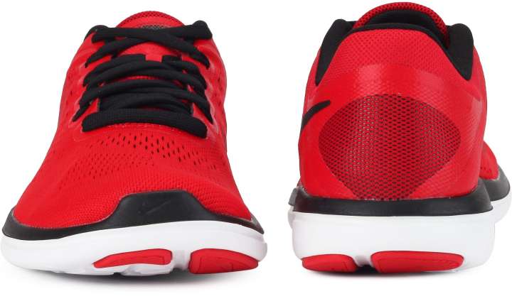 NIKE FLEX 2016 RN Running Shoes For Men Buy UNIVERSITY RED BLACK WHITE BLACK Color NIKE FLEX 2016 RN Running Shoes For Men Online at Best Price Shop Online for Footwears in India