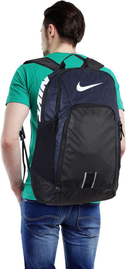 NIKE NK Alpha Rev 28 L Laptop Backpack Midnight Navy White Black Price in India Flipkart