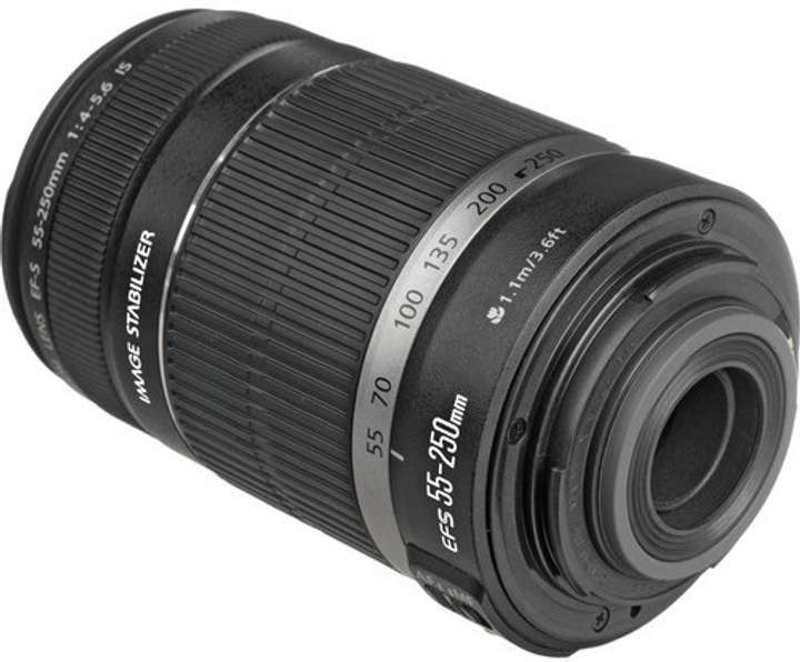 Canon EF-S 55 - 250 mm f/4-5.6 IS II Telephoto Zoom Lens - Canon 