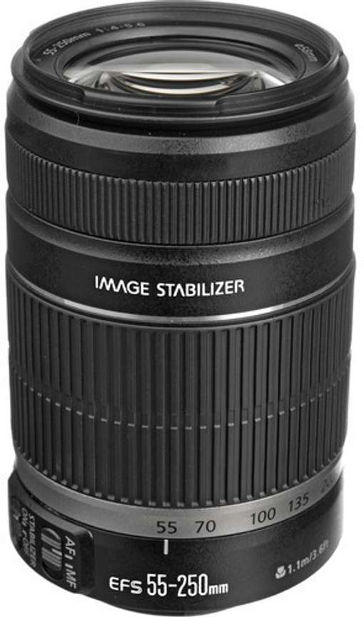 Canon EF-S 55 - 250 mm f/4-5.6 IS II Telephoto Zoom Lens 