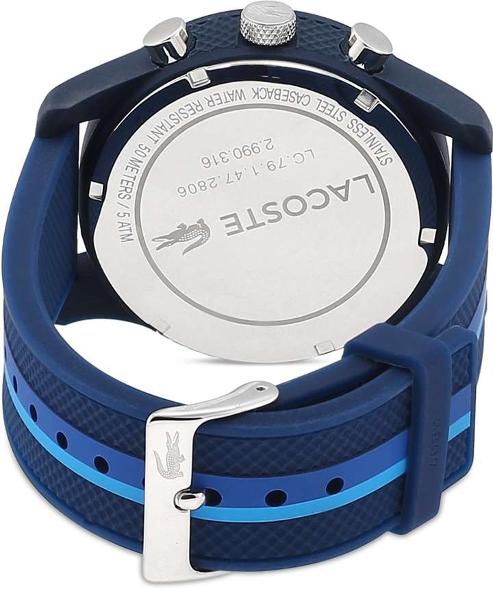 Lacoste all stainless steel water resistant 5 atm store