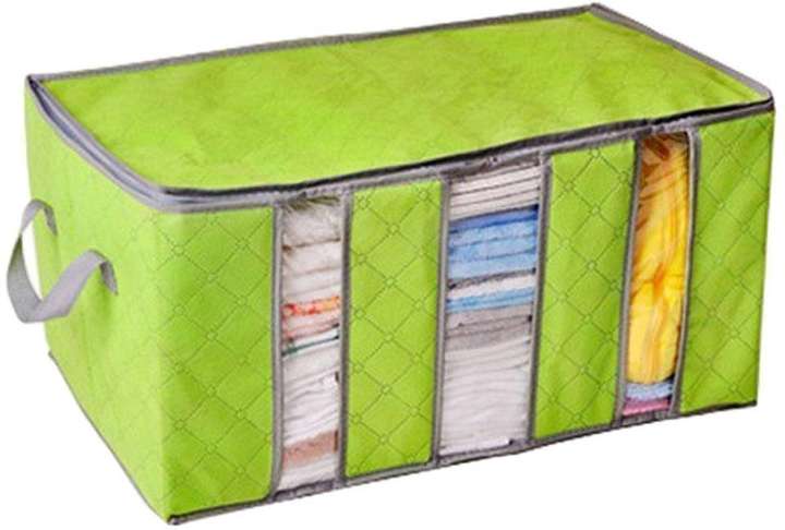 Bamboo charcoal clothes storage bag store