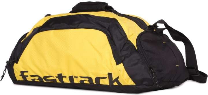 Fastrack Gym Duffel Bag Yellow Price in India Flipkart