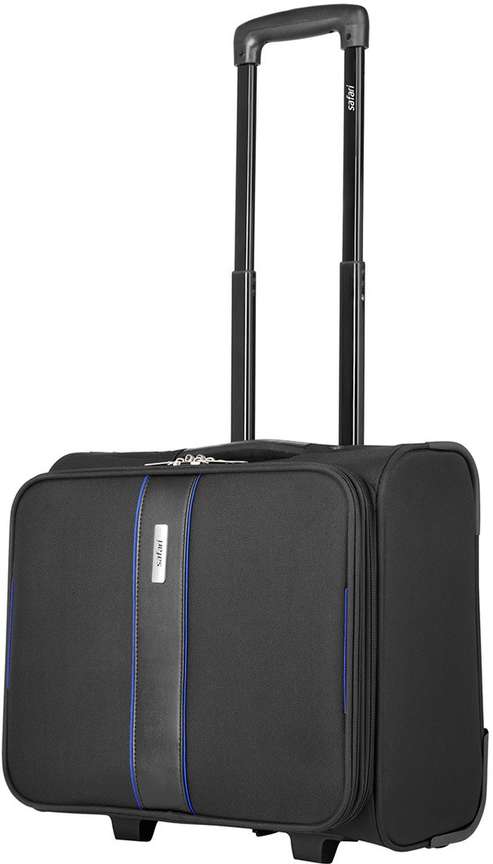 SAFARI RAZOR LAPTOP TROLLEY Expandable Cabin Suitcase 2 Wheels 22 inch Black Price in India Flipkart