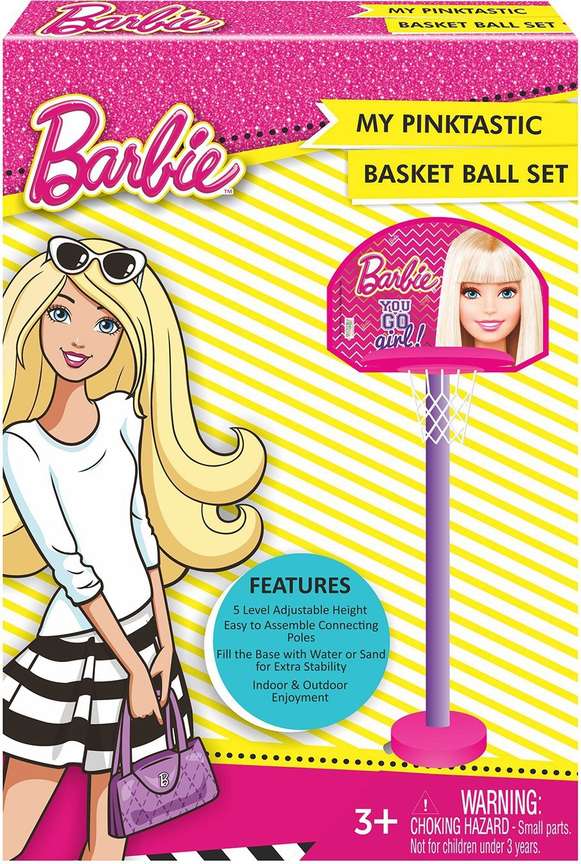 BARBIE Adjustable Height Basketball Set Basketball Price in India Buy BARBIE Adjustable Height Basketball Set Basketball online at Flipkart