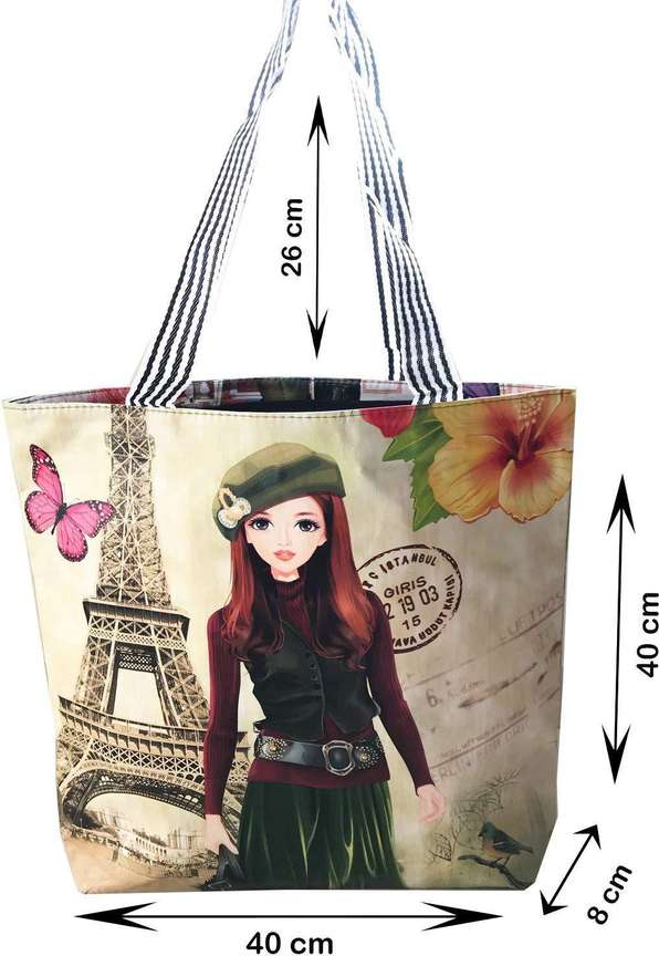 Flipkart SAISAN Multi Purpose Shopping Fashionable Carry Bag for Women College Girls Shoulder Bag Shoulder Bag