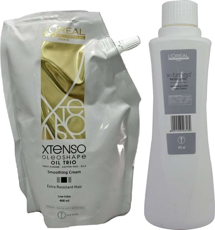 L Oreal Paris Paris Xtenso Smoothing Cream 400 ml Xtenso Developer 495 ml Price in India Buy L Oreal Paris Paris Xtenso Smoothing Cream 400 ml Xtenso Developer 495 ml online at Flipkart