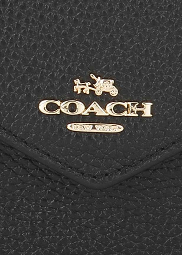 Coach hotsell Black Leather Handbag (plus checkook holder)