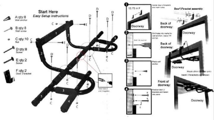 Iron gym extreme pull up bar assembly instructions clearance
