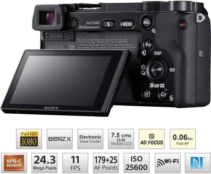 SONY Alpha ILCE-6000Y APS-C Mirrorless Camera with Dual Lens 16-50 mm &  55-210 mm Zoom Featuring Eye AF and Full HD recording Price in India - Buy SONY  Alpha ILCE-6000Y APS-C Mirrorless