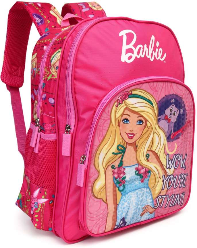 Flipkart BARBIE WOW Pink School Bag School Bag